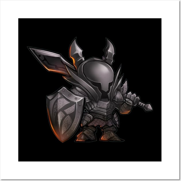 Black Knight Wall Art by mprokolo corgi